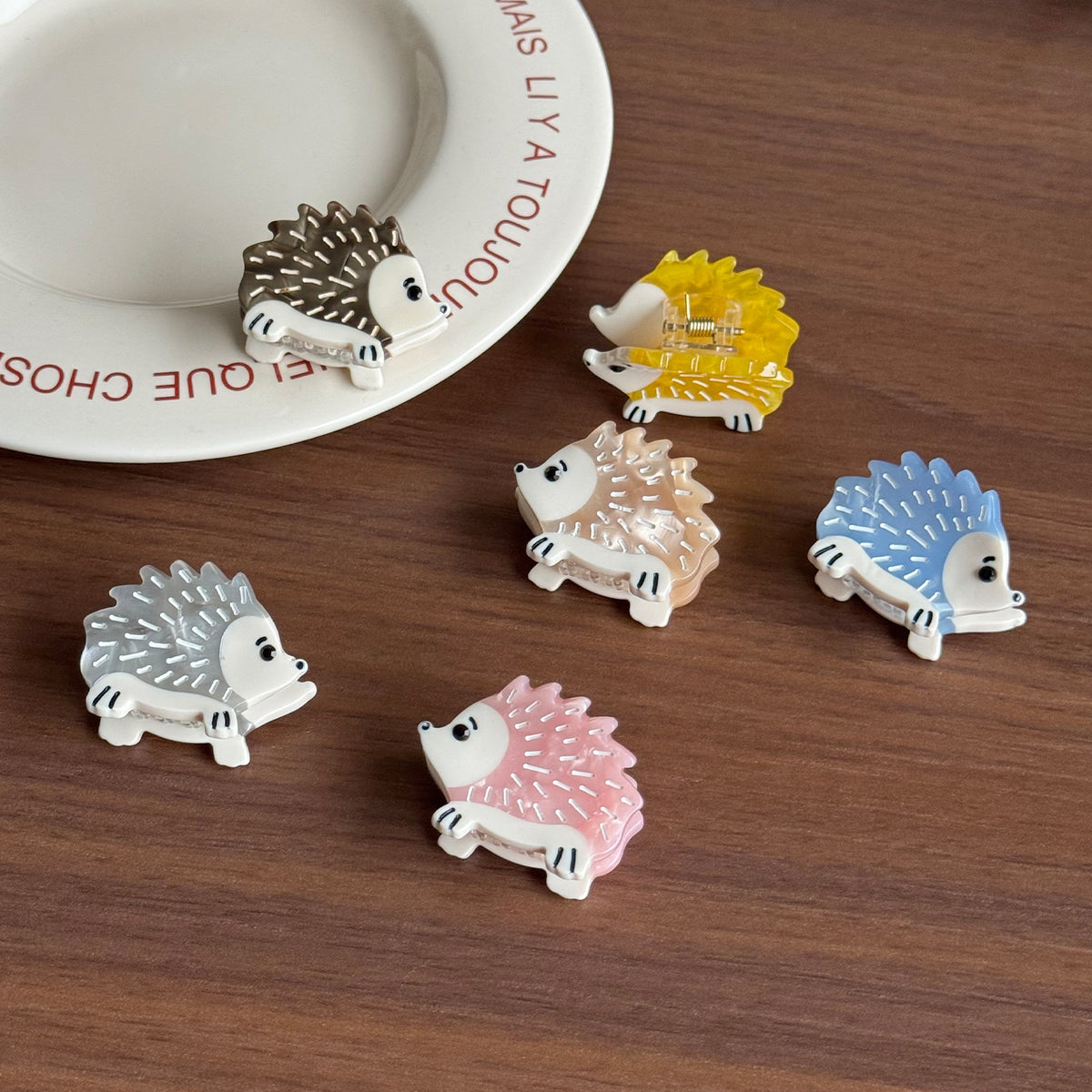 【MOQ 12 PCS】Cute Animal Mini Acetate Hair Claw – Bangs Side Clip