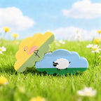 【MOQ 12 PCS】Acetate Lamb Cloud Claw Clip, Elegant Back Head Updo Hair Clip