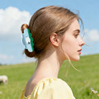 【MOQ 12 PCS】Acetate Lamb Cloud Claw Clip, Elegant Back Head Updo Hair Clip