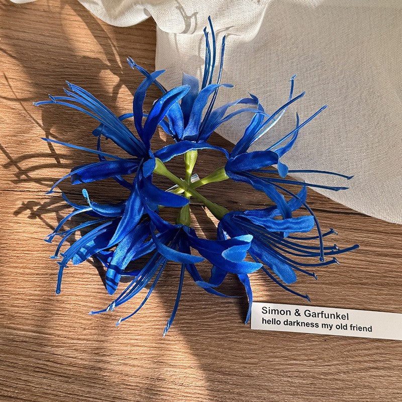 【MOQ 12 PCS】New Chinese Style Lycoris Hair Clip Sweet Forest Side Bang Barrette