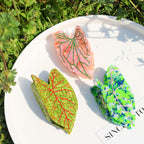 【MOQ 12 PCS】New Design Eco-Friendly Acetate Leaf Claw Clip