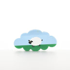 【MOQ 12 PCS】Acetate Lamb Cloud Claw Clip, Elegant Back Head Updo Hair Clip