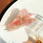 【MOQ 12 PCS】New Design Eco-Friendly Acetate Leaf Claw Clip