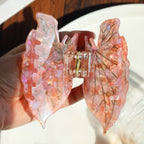 【MOQ 12 PCS】New Design Eco-Friendly Acetate Leaf Claw Clip