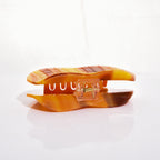 【MOQ 12 PCS】Acetate Peanut Avocado Food Hair Claw, Shark Clip
