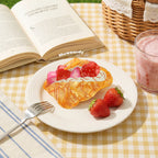 【MOQ 12 PCS】Creative Strawberry Croissant Acetate Shark Claw