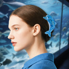 【MOQ 12 PCS】Ocean Turtle Acetate Hair Claw