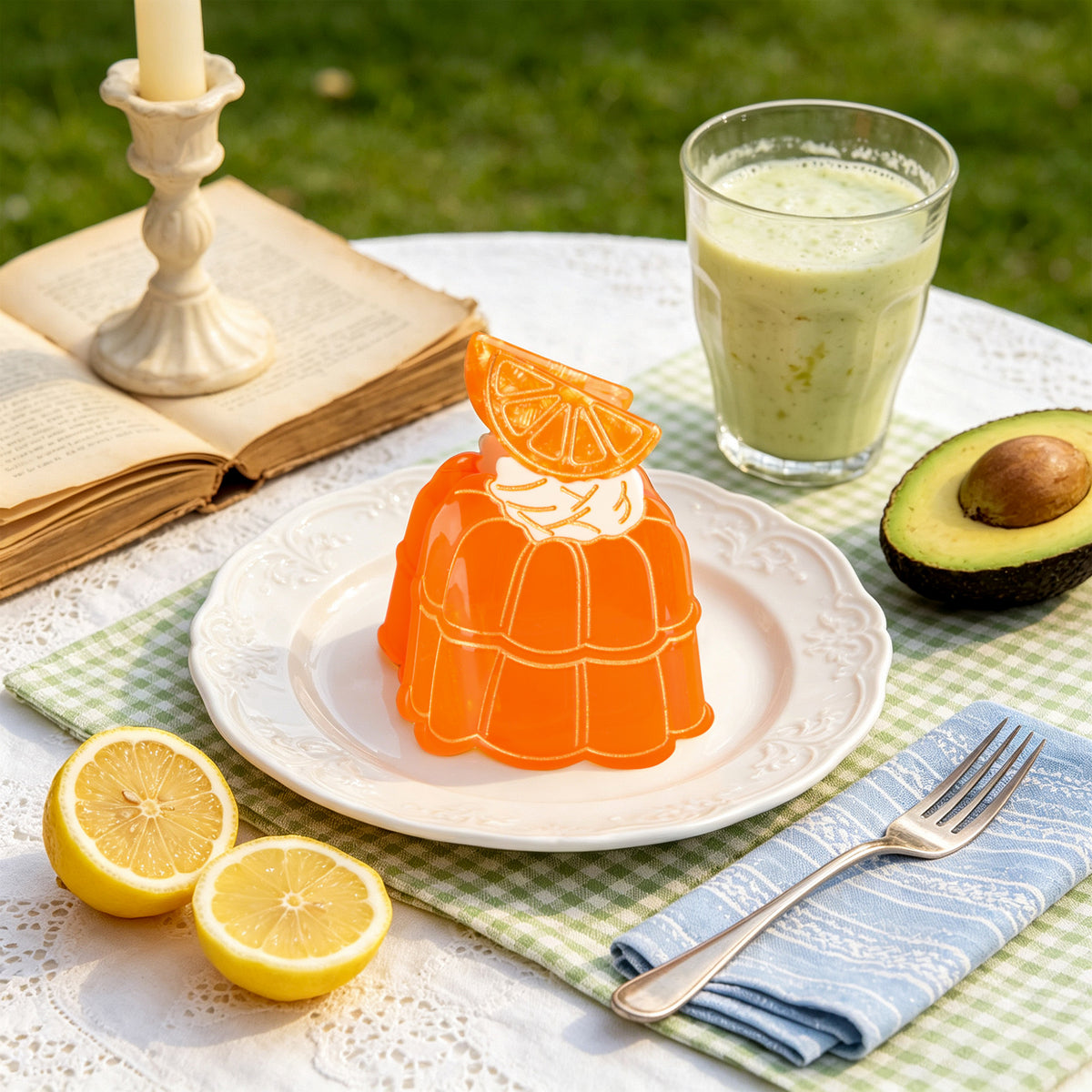 【MOQ 12 PCS】Pudding Cake Acetate Shark Hair Claw