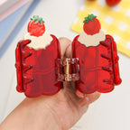 【MOQ 12 PCS】Pudding Cake Acetate Shark Hair Claw