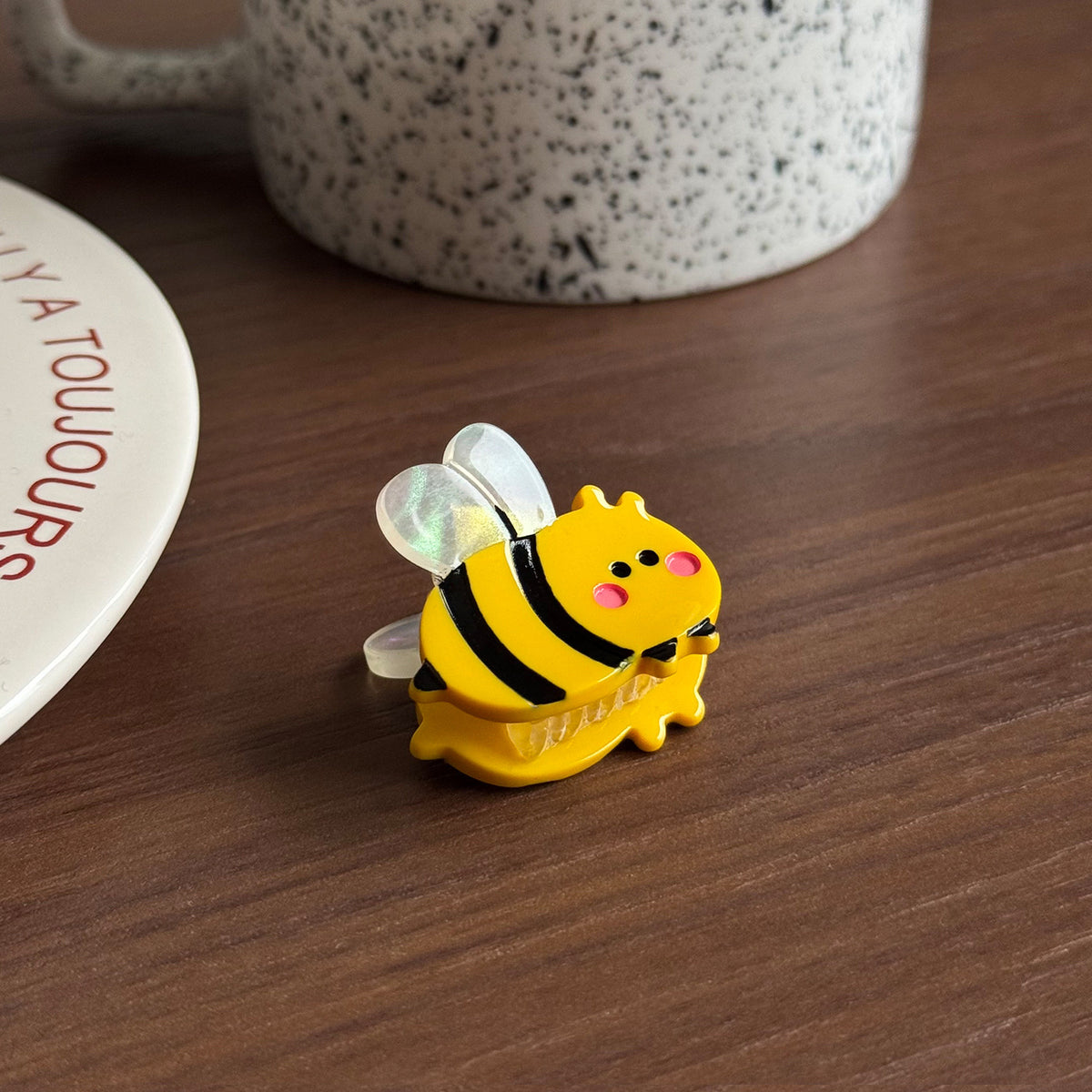 【MOQ 12 PCS】Cute Animal Mini Acetate Hair Claw – Bangs Side Clip