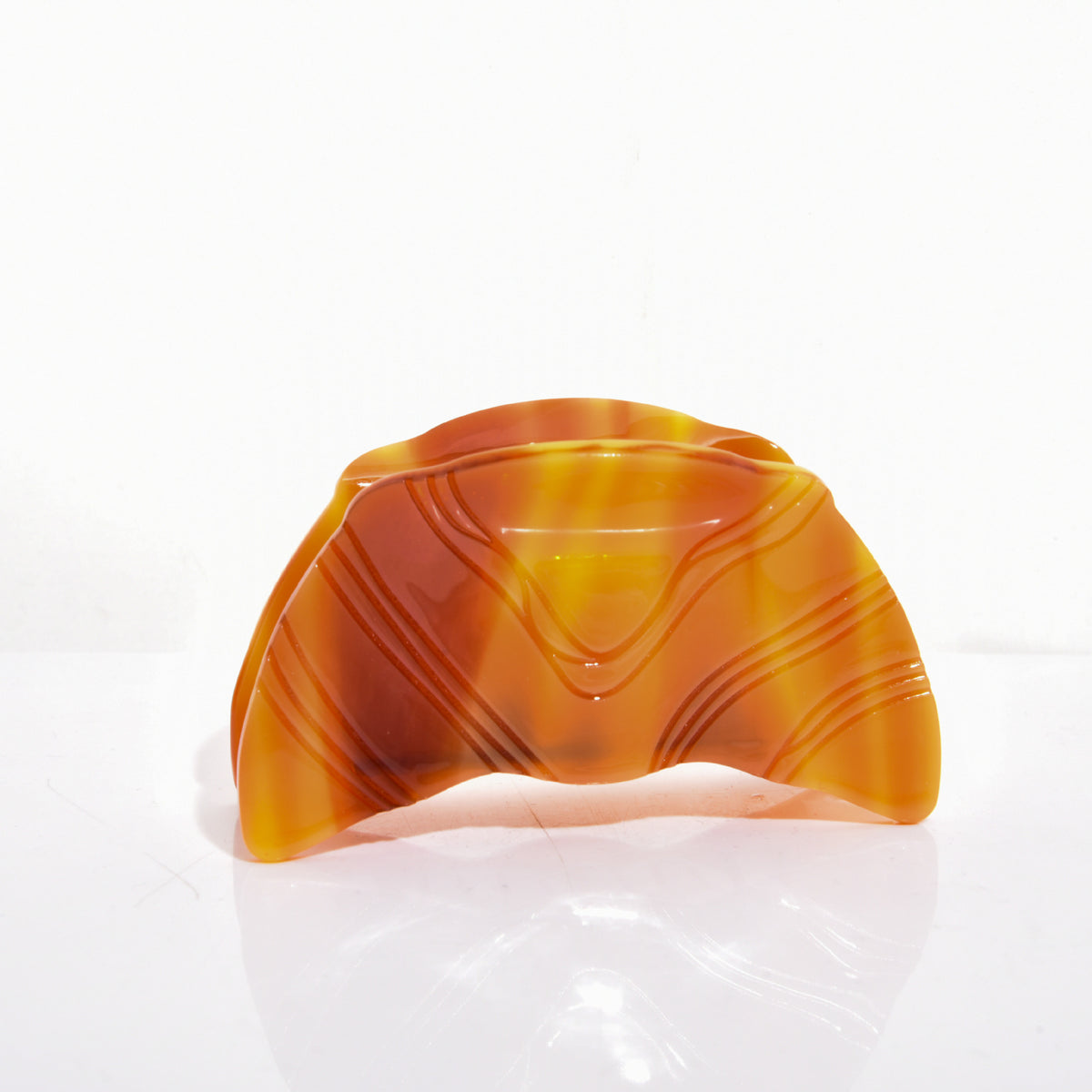 【MOQ 12 PCS】Acetate Peanut Avocado Food Hair Claw, Shark Clip
