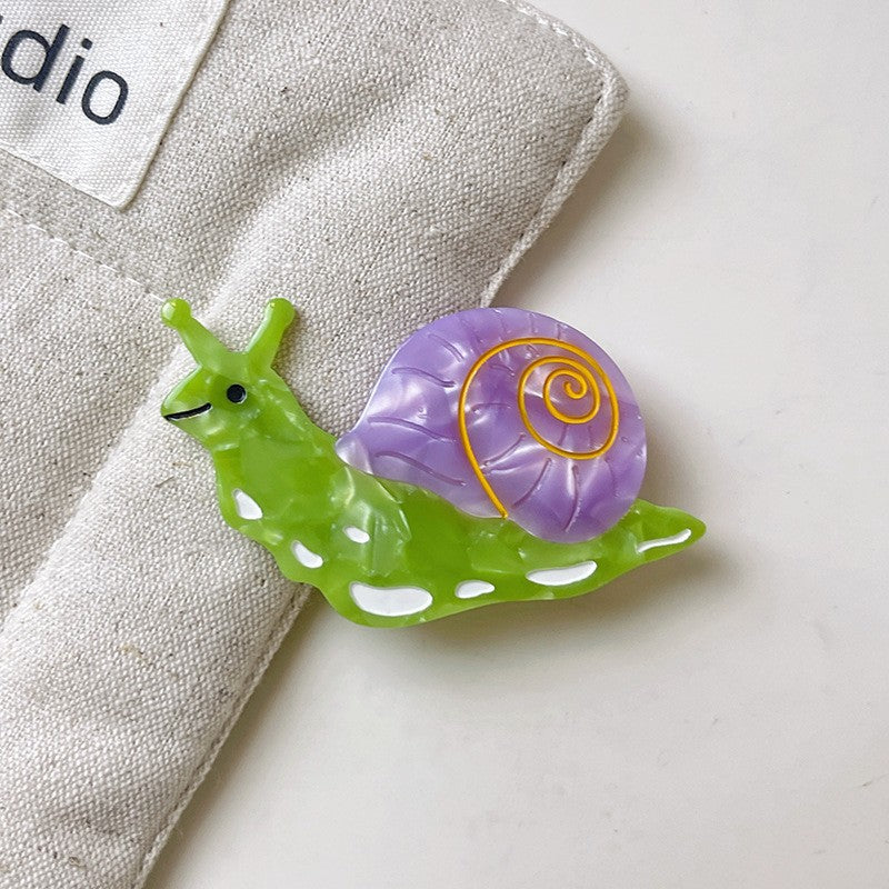 【MOQ 12 PCS】Cartoon Animal Tulip Acetate Hair Clip Bird Duckbill Side Bang Clip