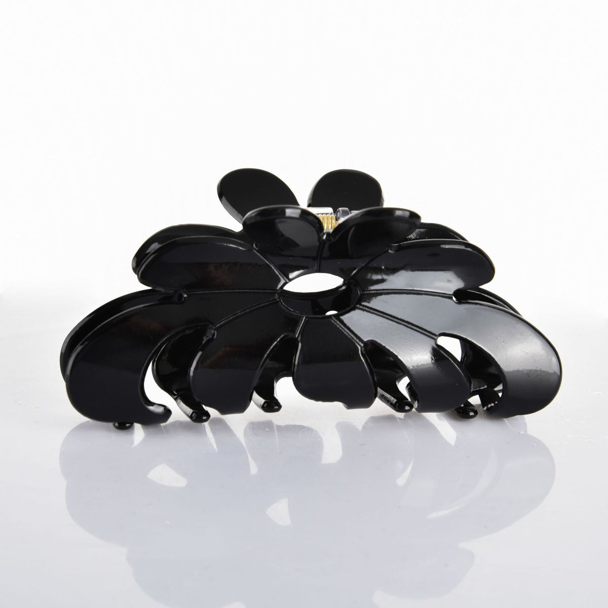 【MOQ 12 PCS】Floral Acetate Hair Claw, Vintage Colorful Shark Clip