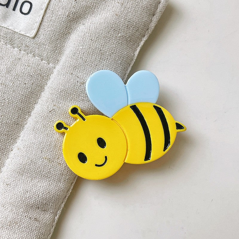 【MOQ 12 PCS】Cartoon Animal Tulip Acetate Hair Clip Bird Duckbill Side Bang Clip
