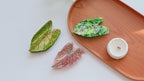 【MOQ 12 PCS】New Design Eco-Friendly Acetate Leaf Claw Clip