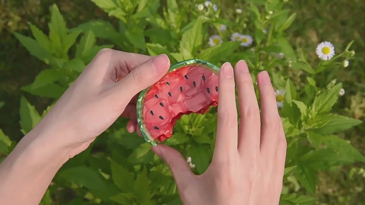 【MOQ 12 PCS】Acetate Fruit Claw Clip